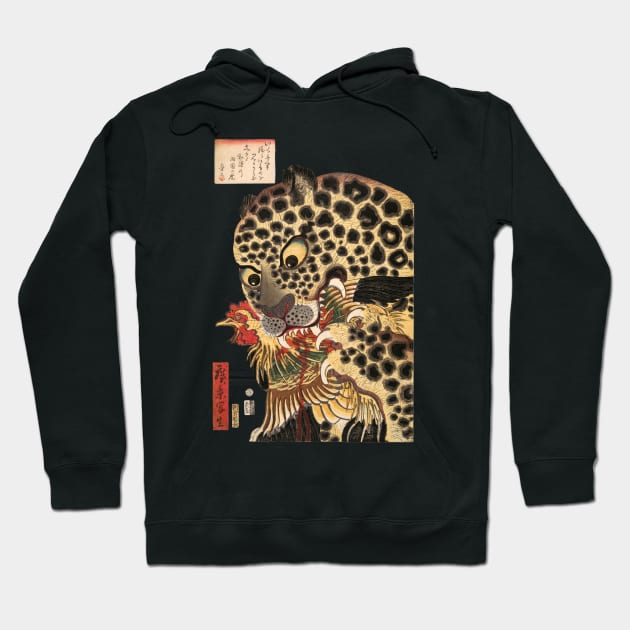 Ukiyo-e Tiger, Utagawa Hiroshige Hoodie by kanchan